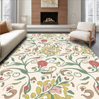 Spring Floral Vines Pattern Rug