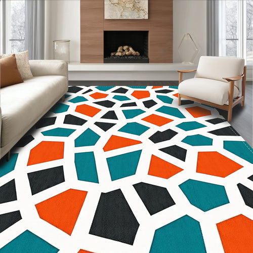 Abstract Geometric Pattern Rug