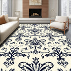 Classic Floral Damask Pattern Rug