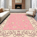 Ornate Floral Leaf Frame Rug