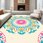 Mandala Floral Bright Pattern Design Rug