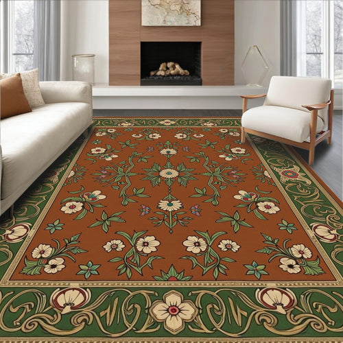 Art Nouveau Floral Garden Rug