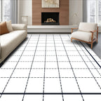 Classic Grid Pattern Rug