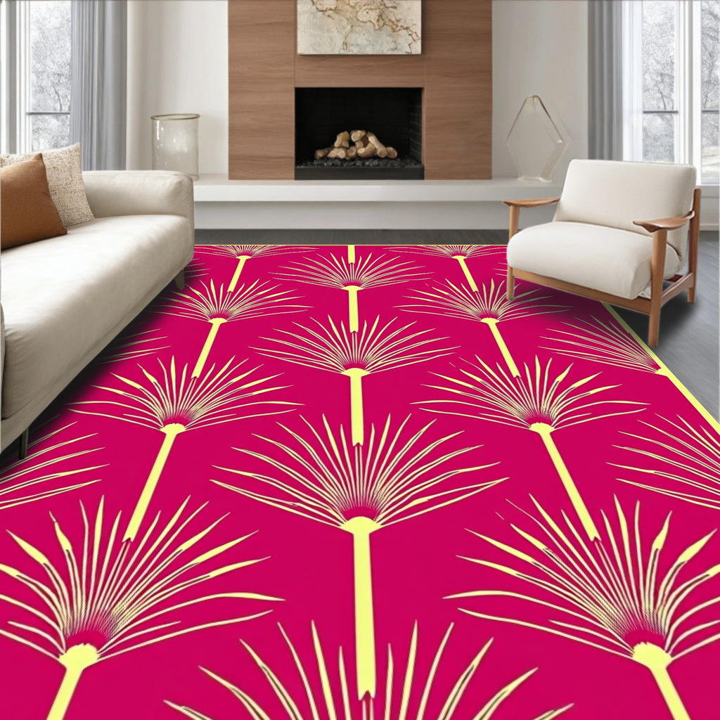 Bold Fan Patterned Bold Design Rug