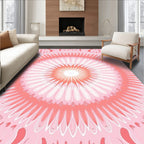 Pink Floral Mandala Radiance Rug