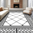 Intricate Lattice With Ornate Borders Rug