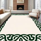 Interwoven Knotted Celtic Border Design Rug