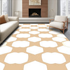 Modern Geometric Honeycomb Design Rug