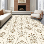 Classic Ornamental Flourish Pattern Rug